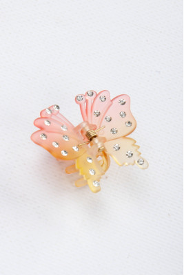 Краб матовий "метелик" зі стразами